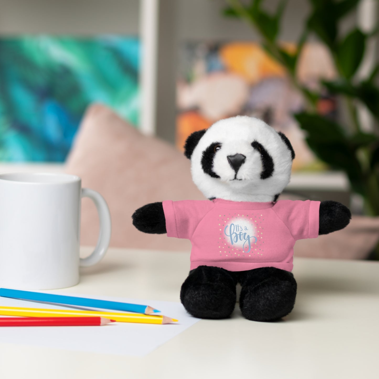 It’s a Boy | Plush Toy with T-Shirt (10 Colors, 6 Animals)