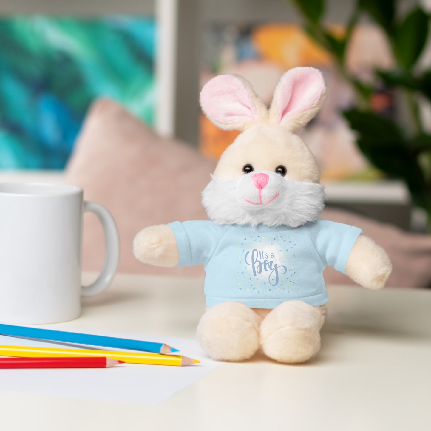 It’s a Boy | Plush Toy with T-Shirt (10 Colors, 6 Animals)