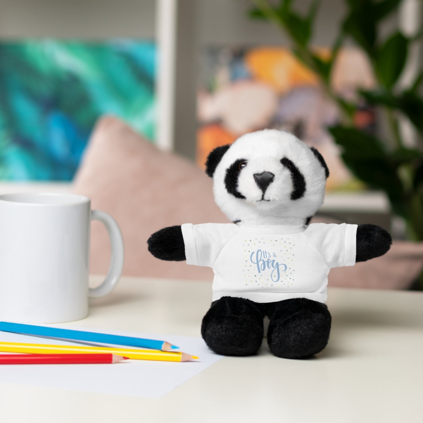 It’s a Boy | Plush Toy with T-Shirt (10 Colors, 6 Animals)