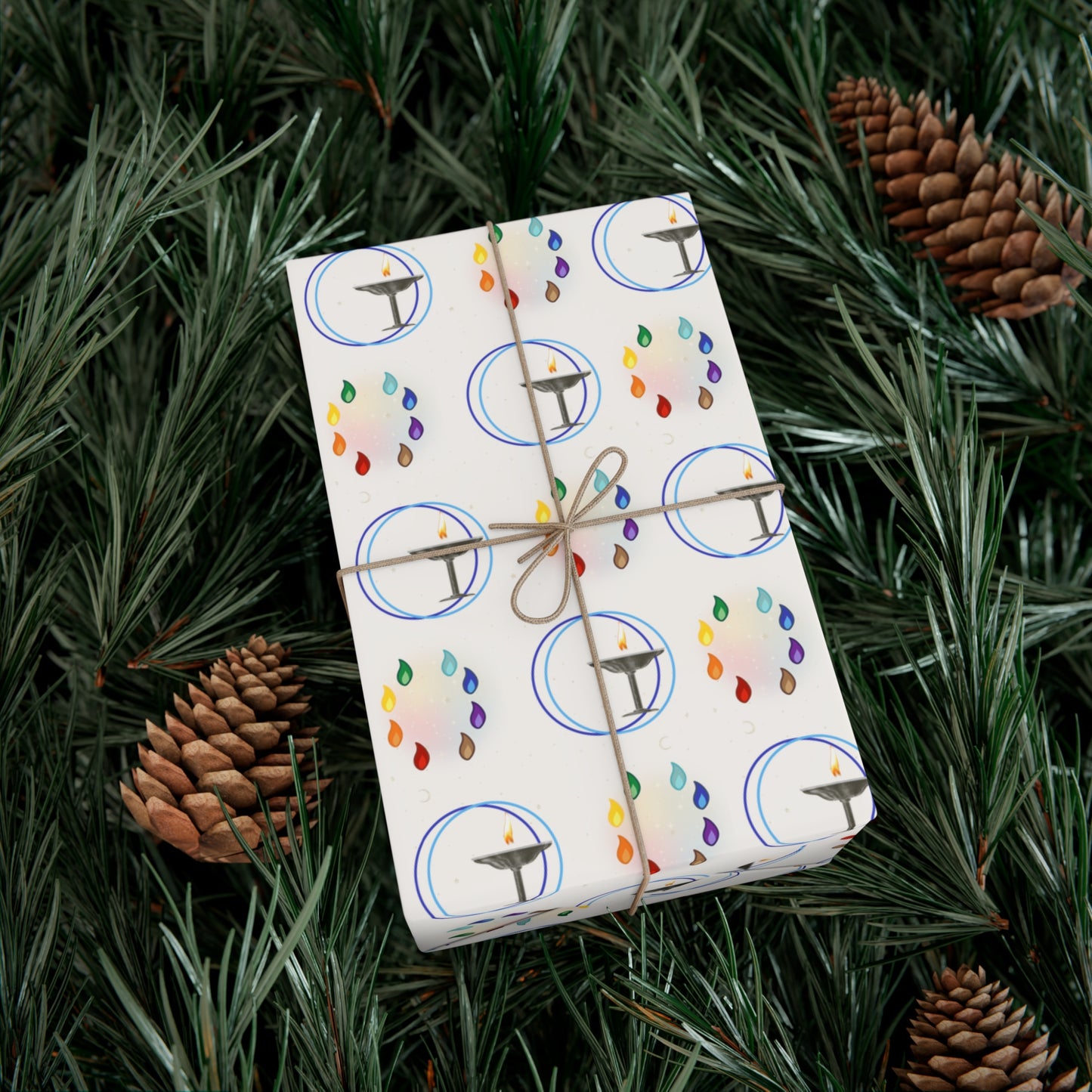 Flaming Chalice | 8 ways | Gift Wrap Papers