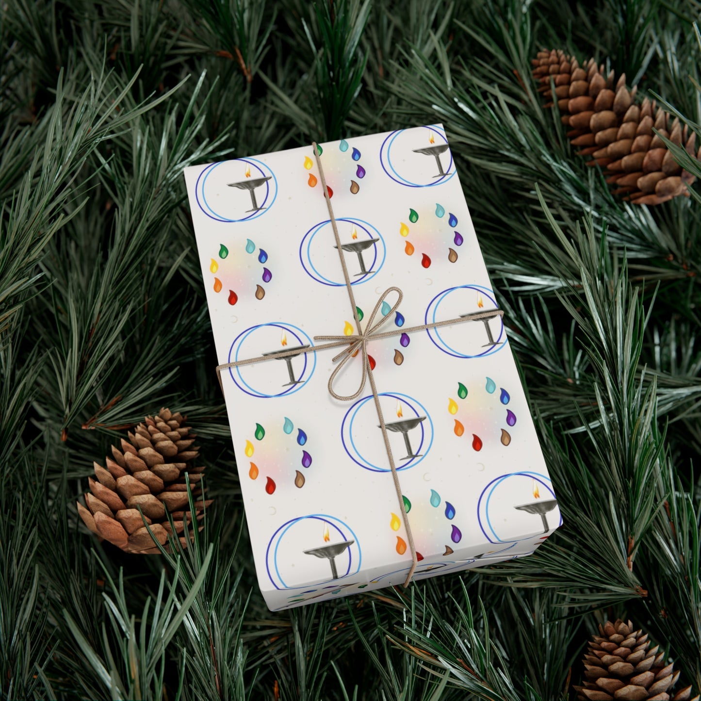 Flaming Chalice | 8 ways | Gift Wrap Papers