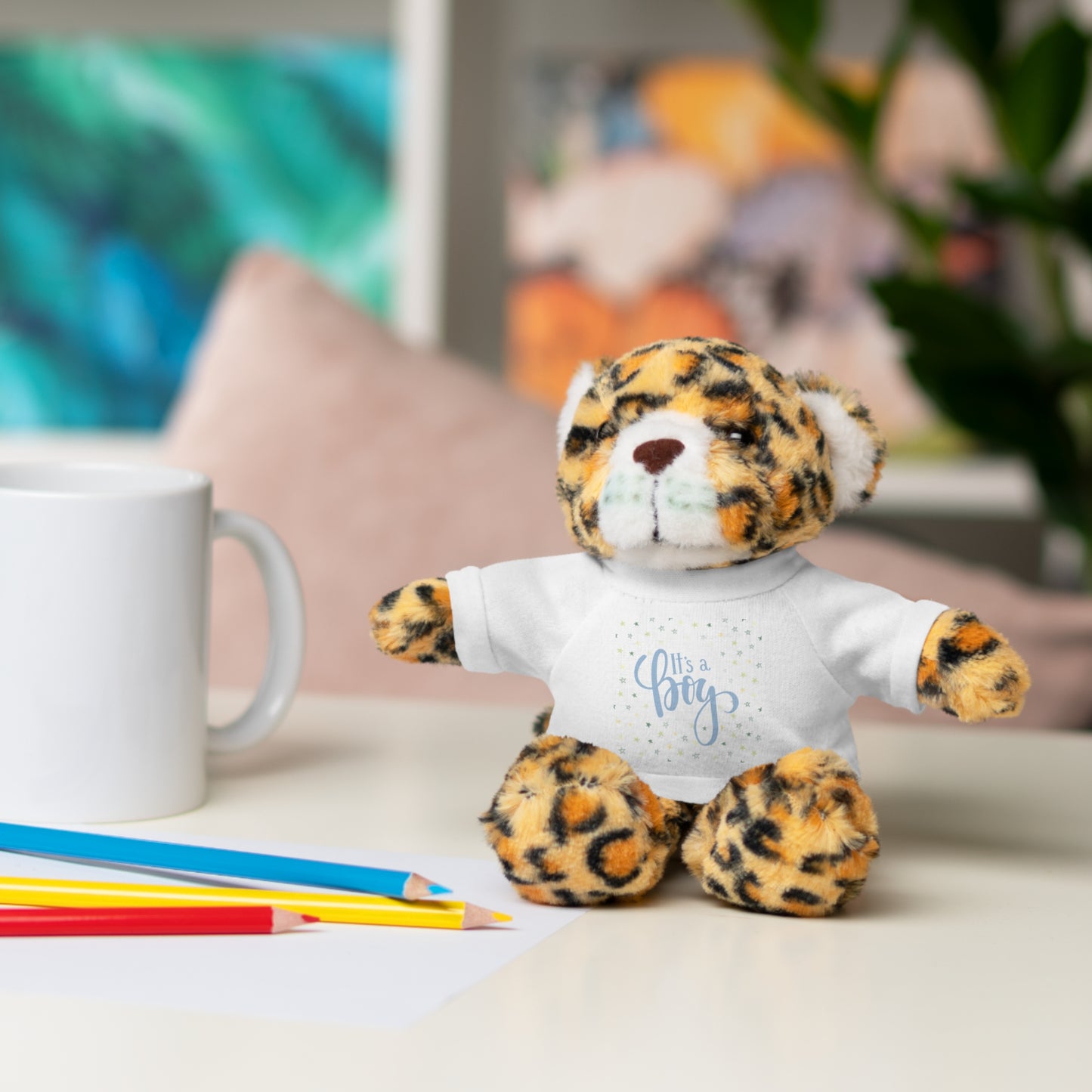 It’s a Boy | Plush Toy with T-Shirt (10 Colors, 6 Animals)