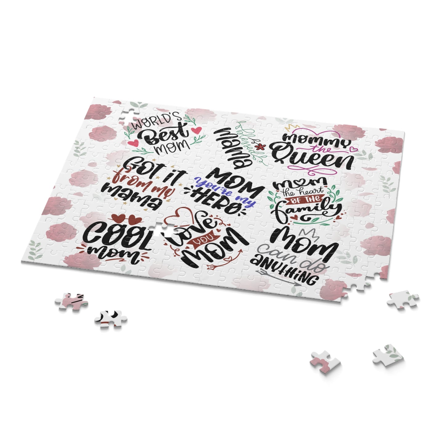 Mom Best Puzzle Gift | Queen Quotes Jigsaw Puzzle 120/252/500 Pieces