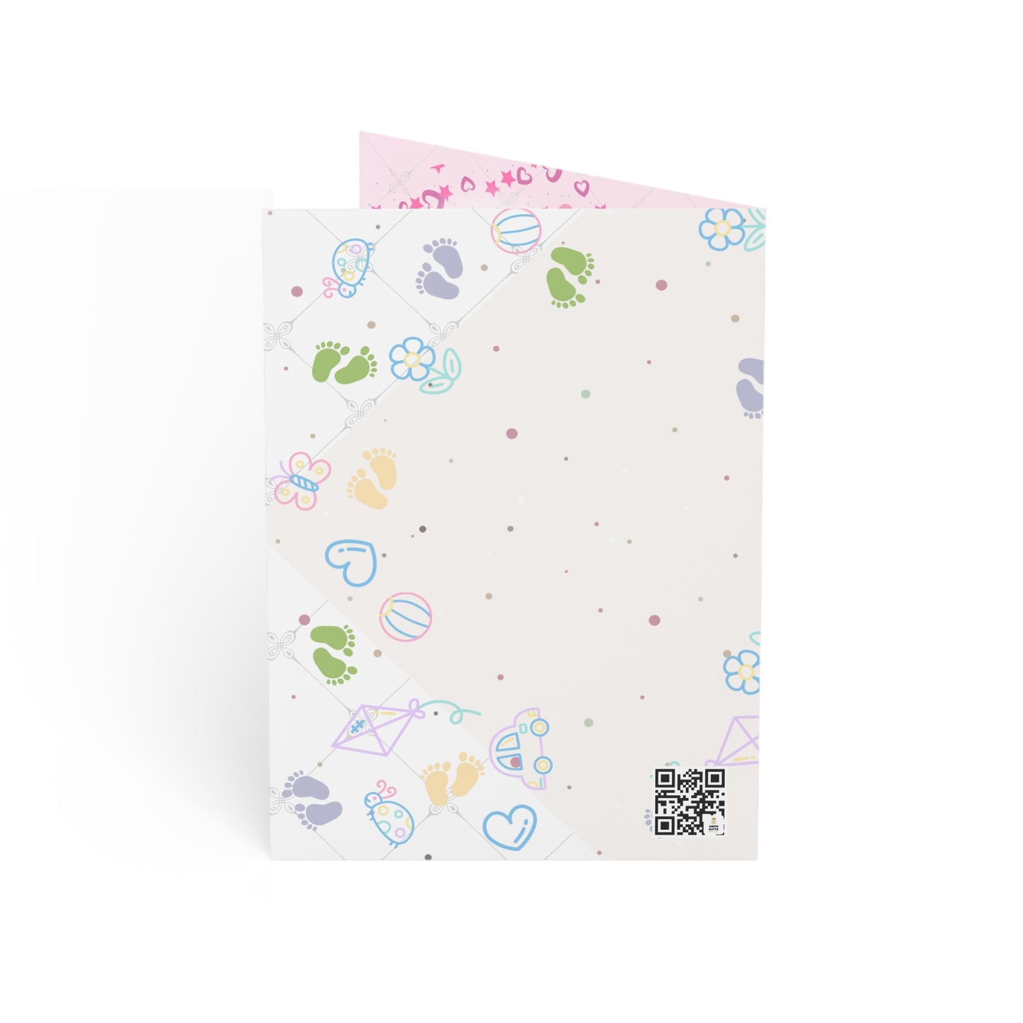 Surprise, It’s a Girl | Reveal Gender Cards | Greeting Cards (1, 10 pcs)