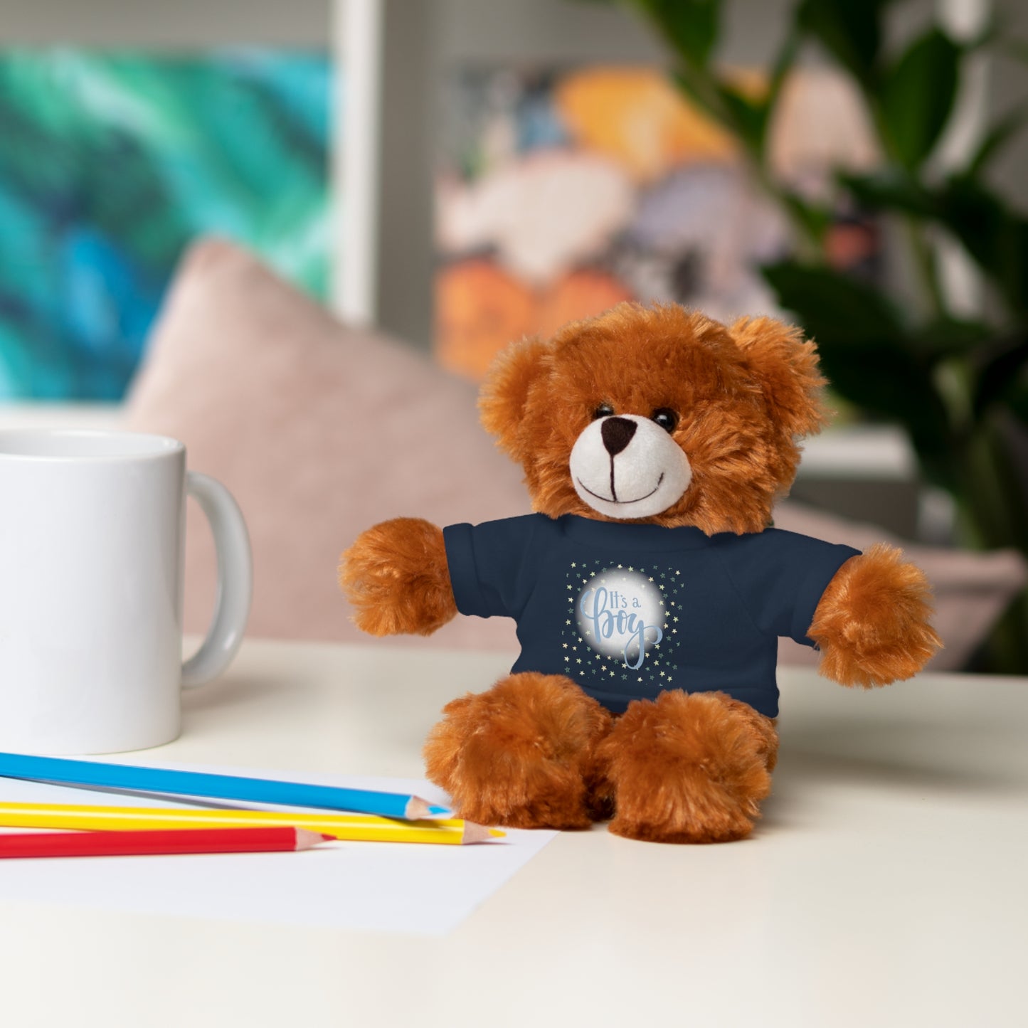 It’s a Boy | Plush Toy with T-Shirt (10 Colors, 6 Animals)