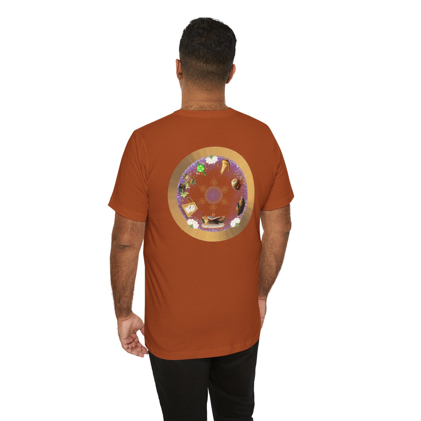 Purple and Gold | Muslim Inspired Short Sleeve Tee | Unisex Jersey