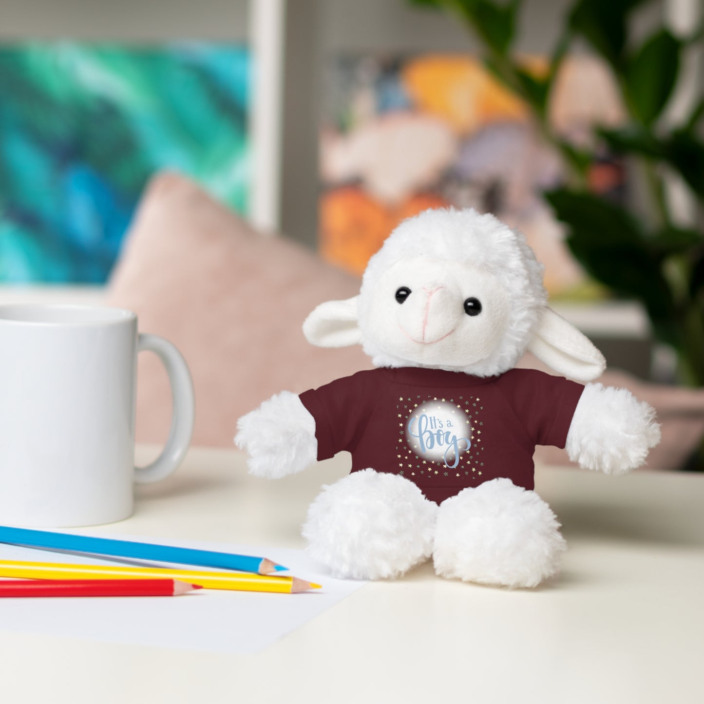 It’s a Boy | Plush Toy with T-Shirt (10 Colors, 6 Animals)
