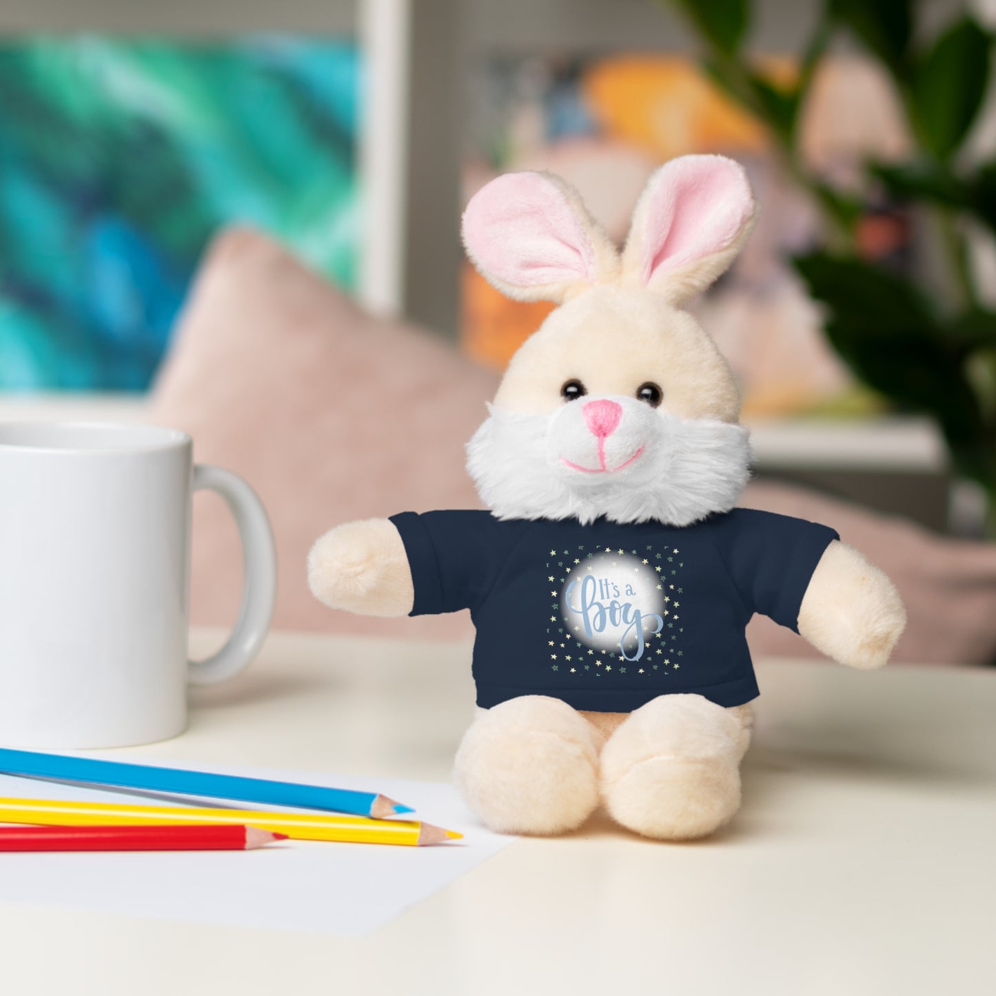 It’s a Boy | Plush Toy with T-Shirt (10 Colors, 6 Animals)