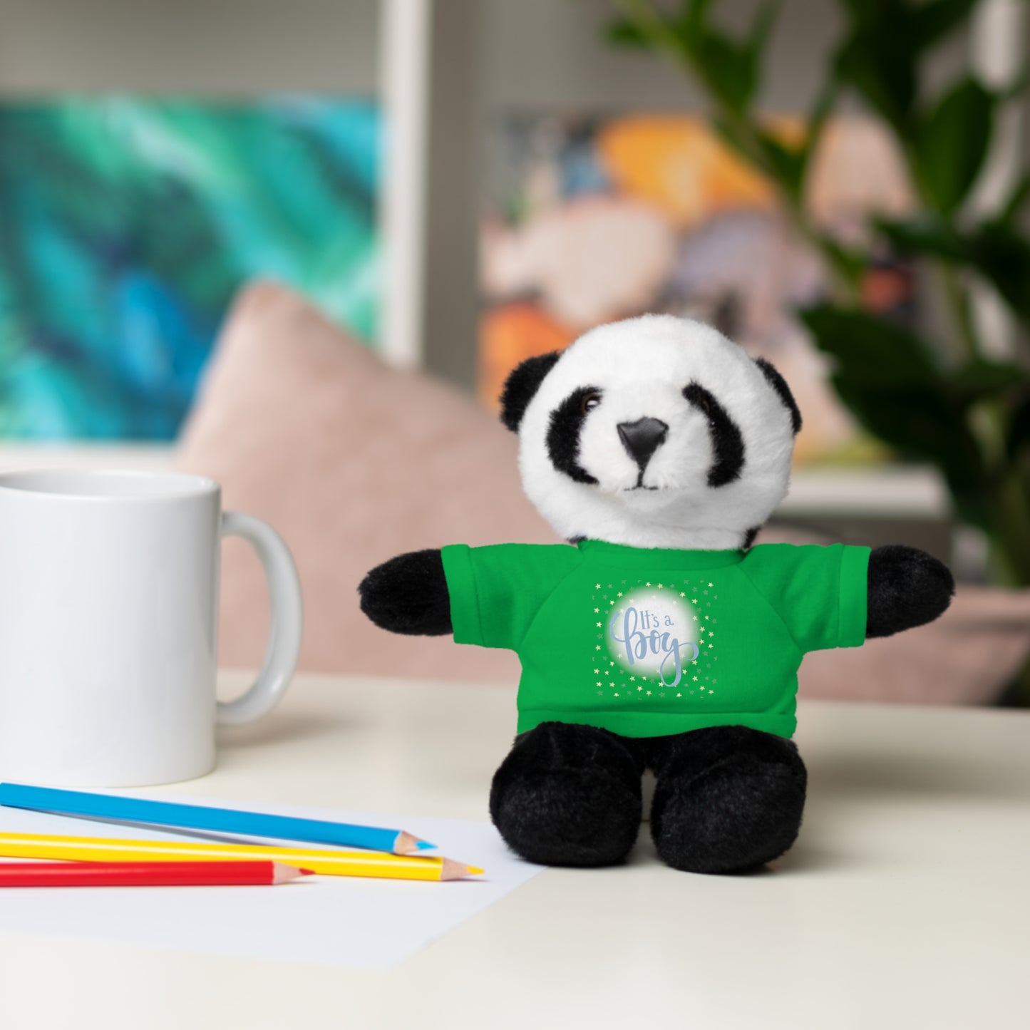 It’s a Boy | Plush Toy with T-Shirt (10 Colors, 6 Animals)