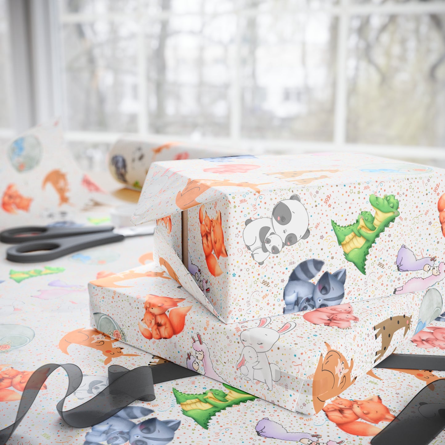 Little Hugs | (White) Wrapping Papers