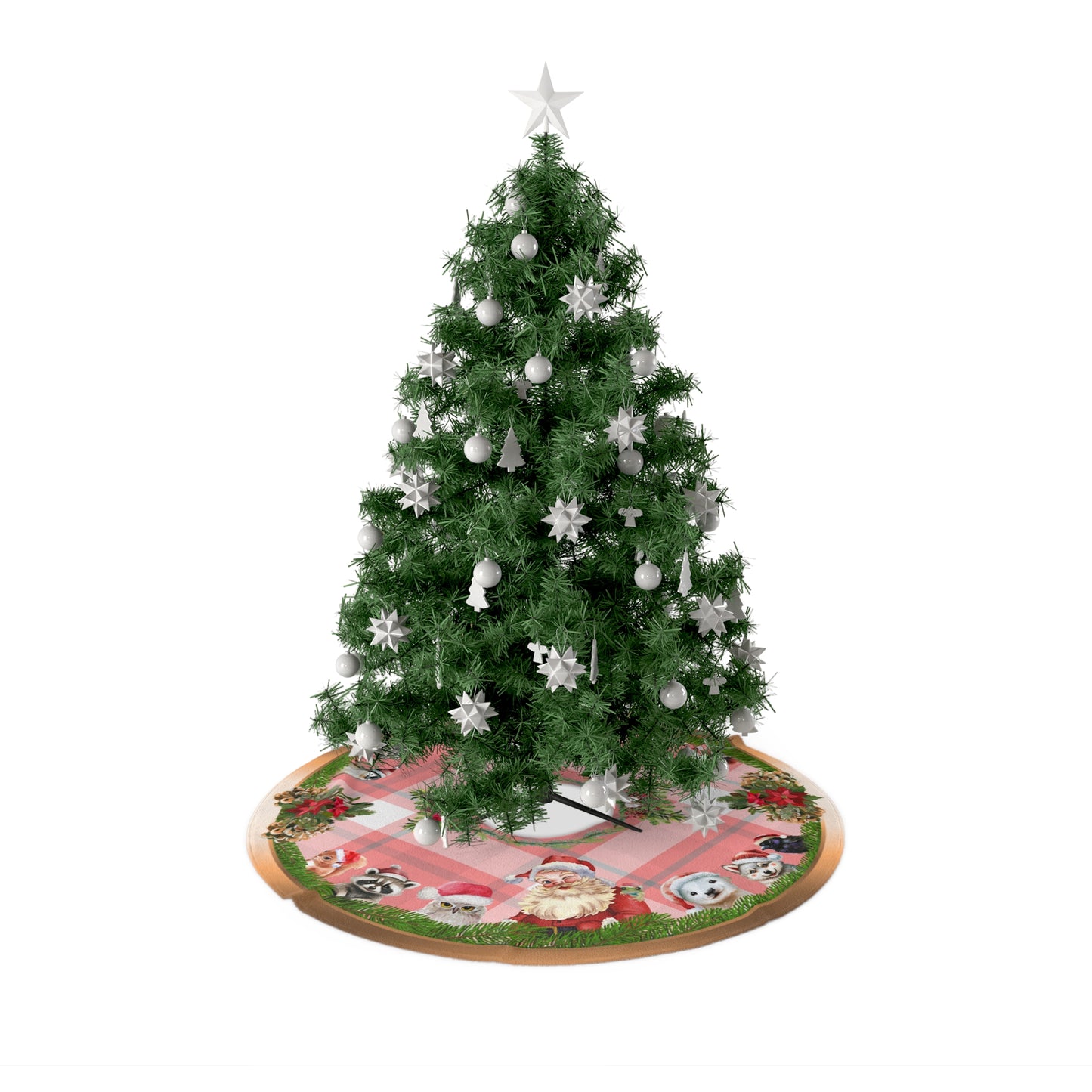 Santa and Critters | Tree Skirts