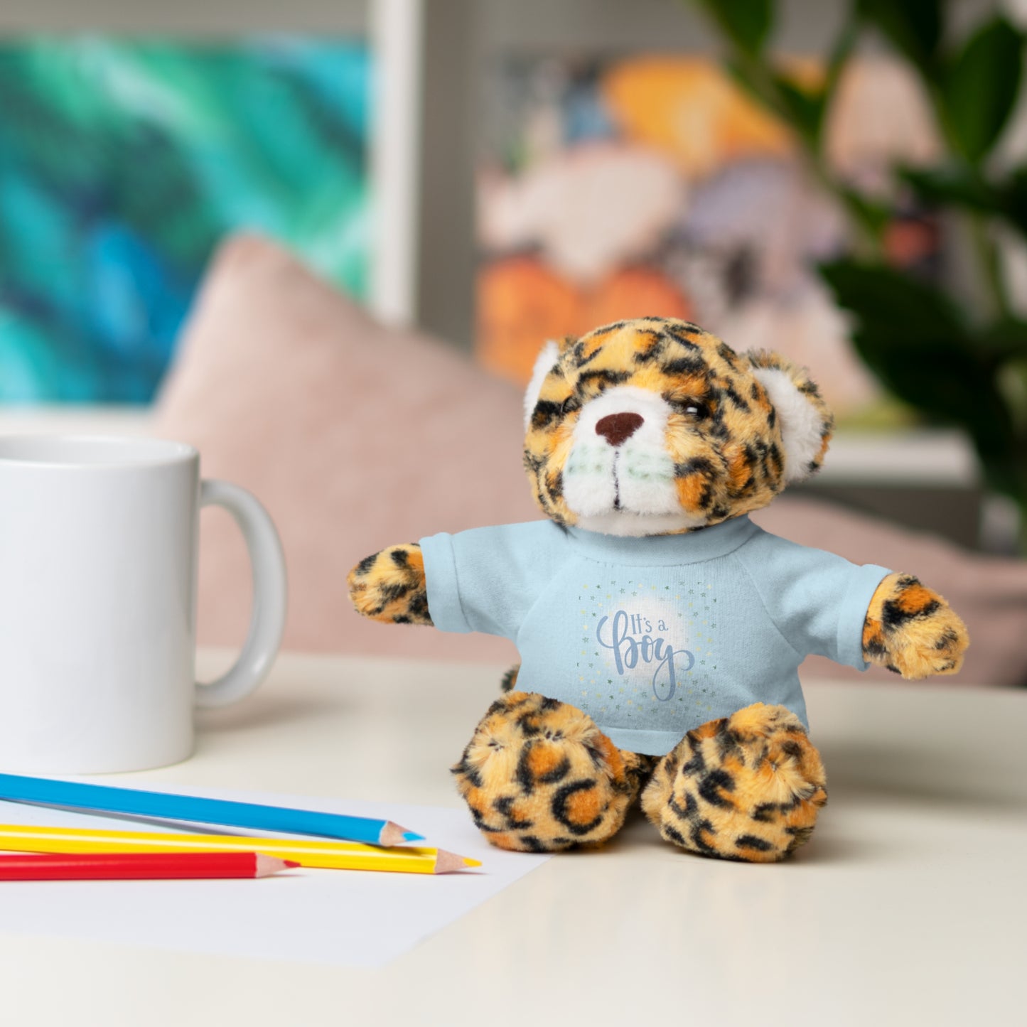 It’s a Boy | Plush Toy with T-Shirt (10 Colors, 6 Animals)