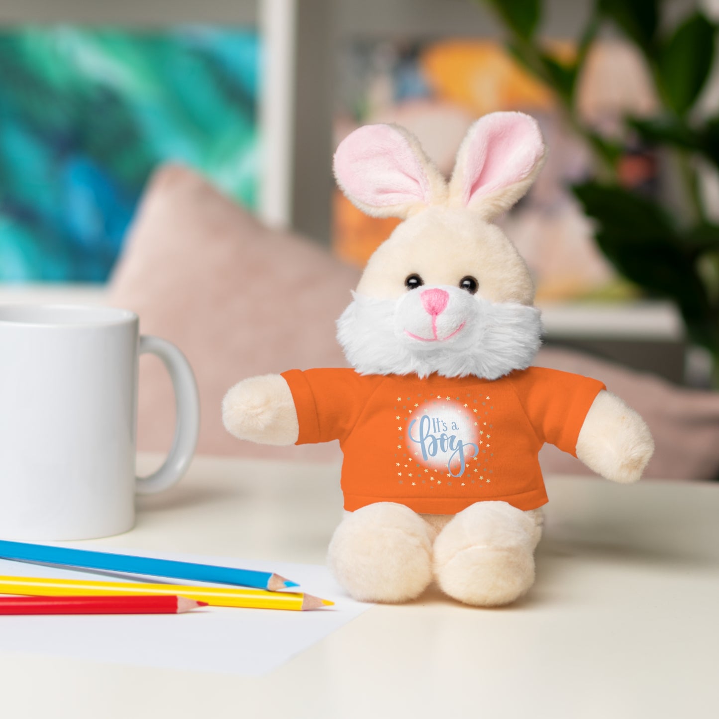 It’s a Boy | Plush Toy with T-Shirt (10 Colors, 6 Animals)