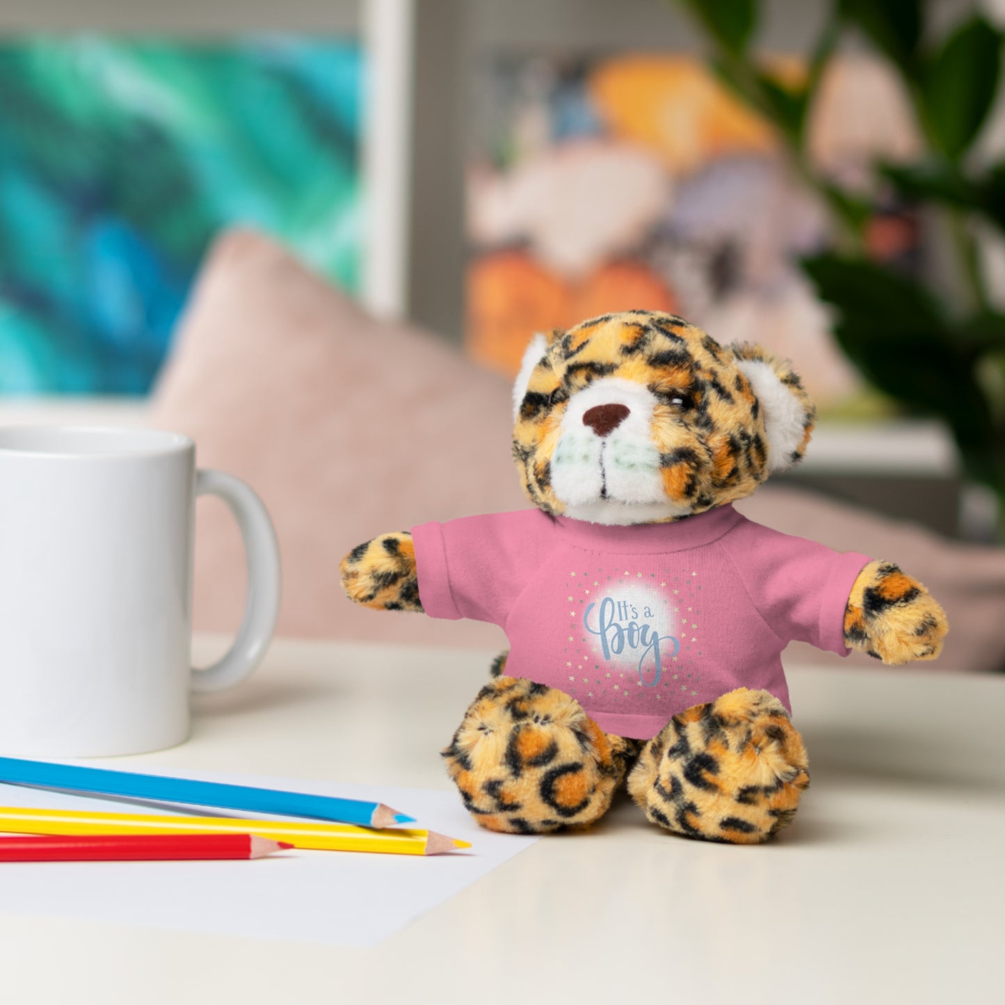 It’s a Boy | Plush Toy with T-Shirt (10 Colors, 6 Animals)