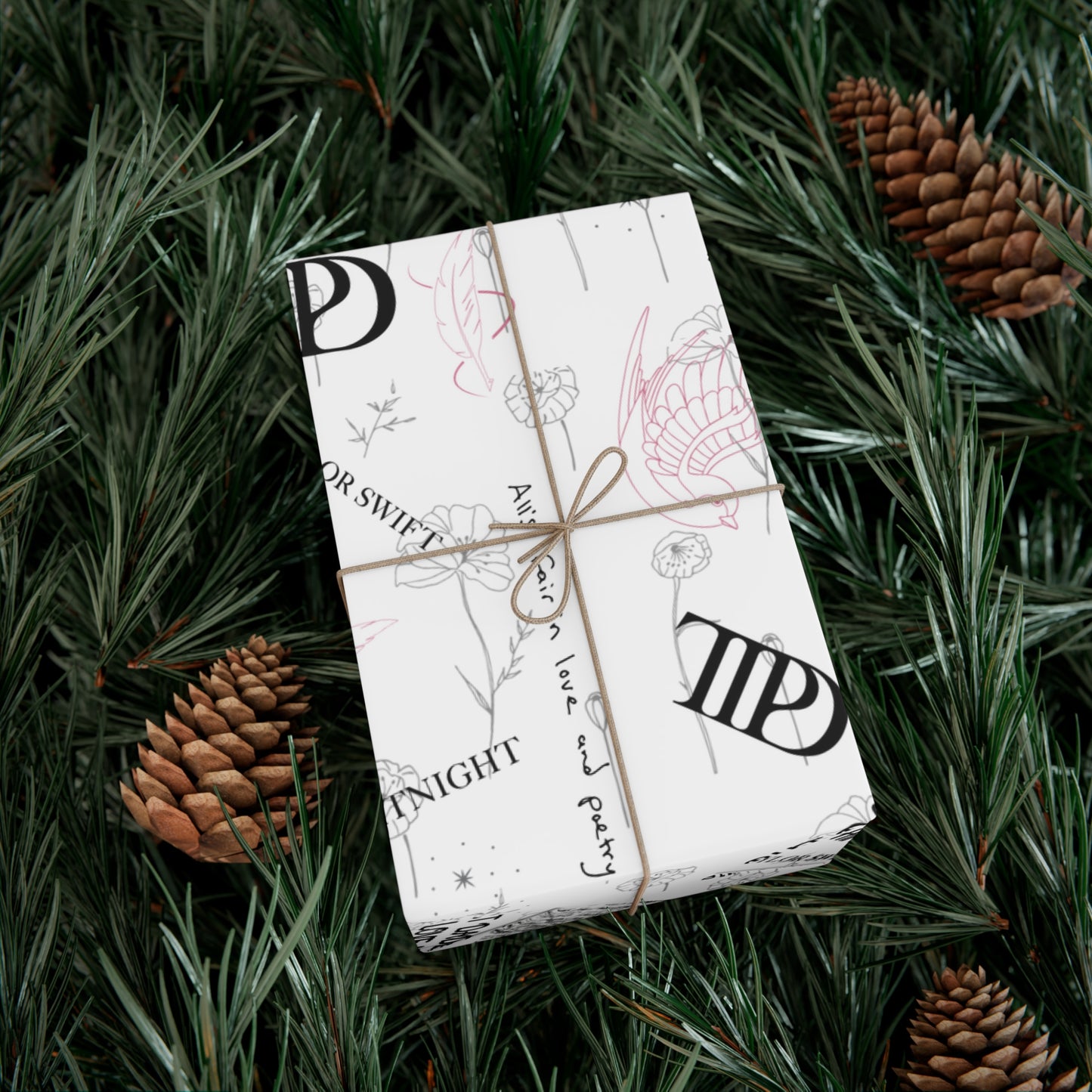 Tortured Poets | Silver | Wrapping Papers