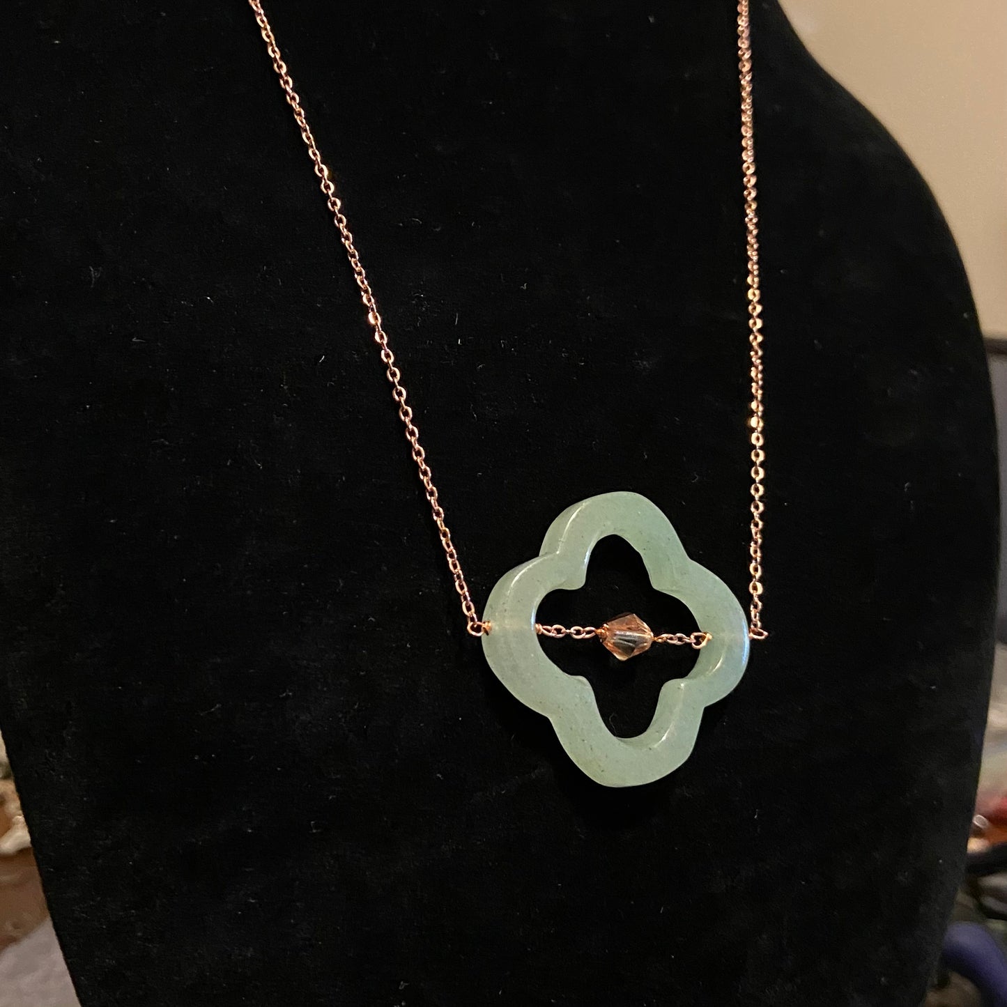 Rose Jade Necklace