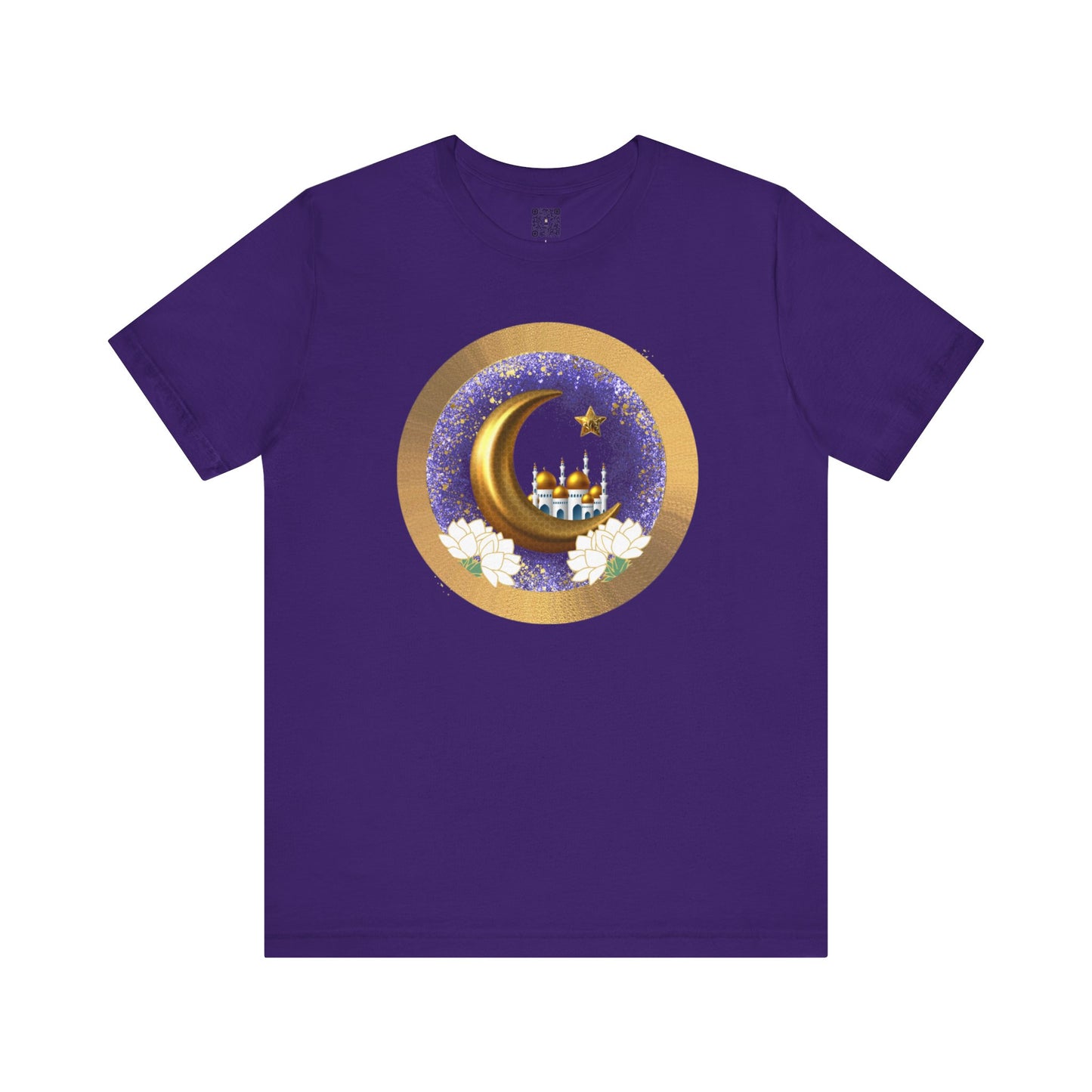 Purple and Gold |  Muslim Inspired Short Sleeve Tee | Unisex Jersey