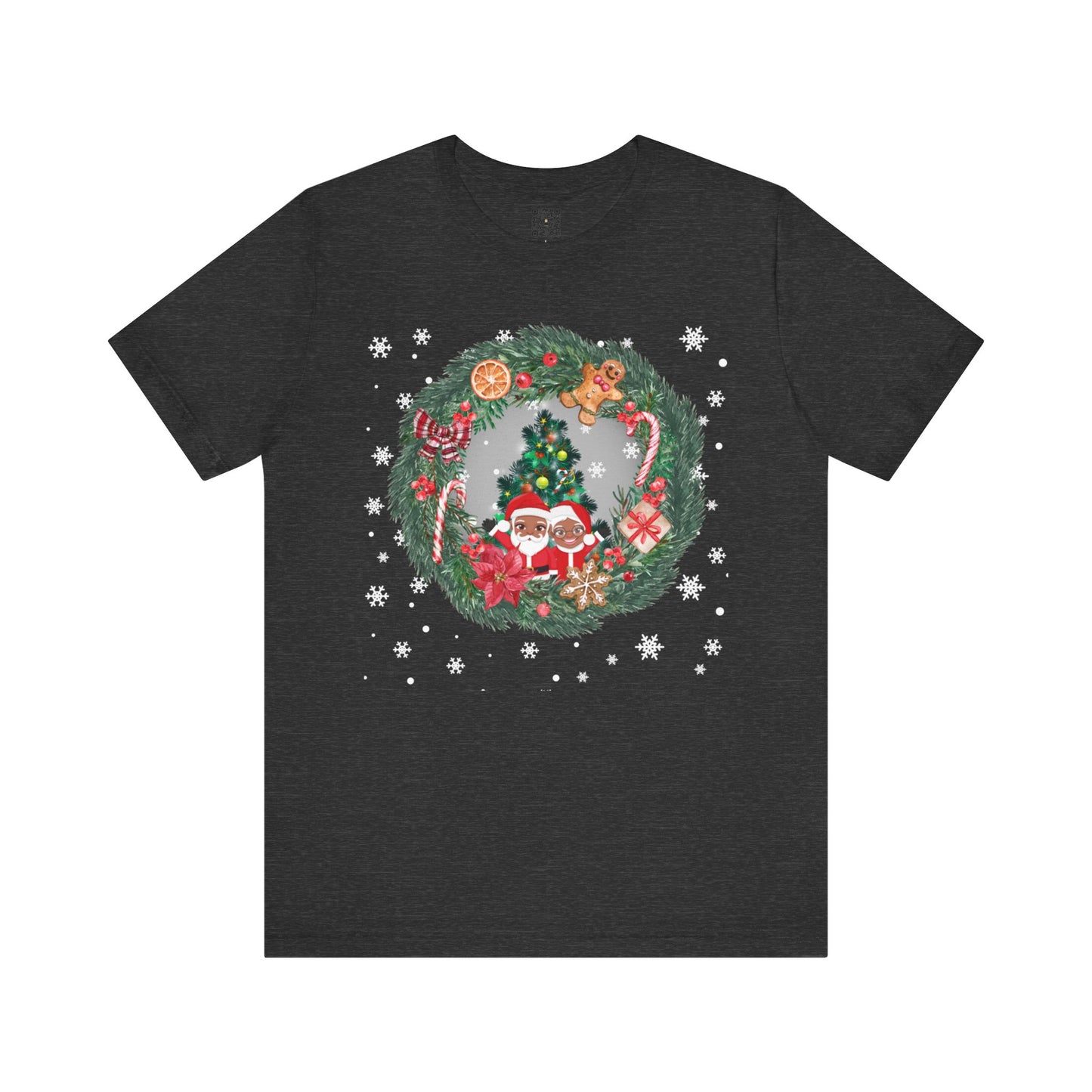 Santa Family / Christmas Short Sleeve Tee | Unisex Jersey