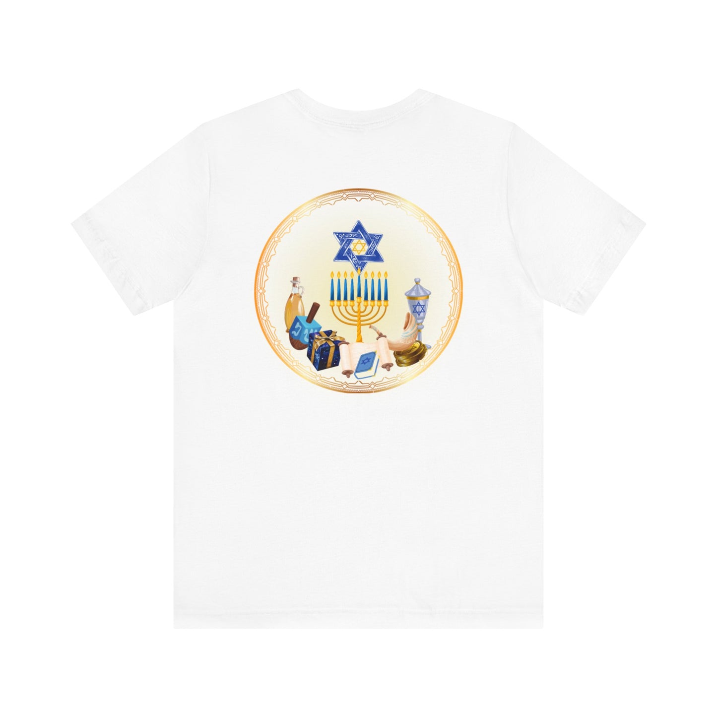 Hanukah / Jewish Inspired Short Sleeve Tee | Unisex Jersey