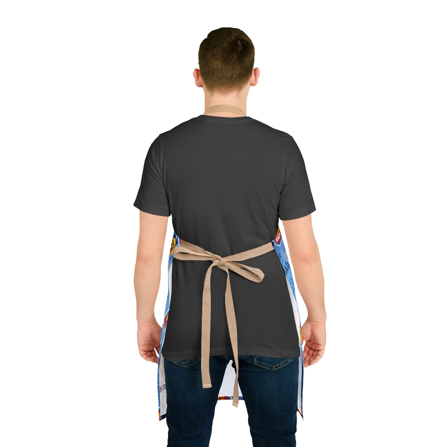 Dad Trophy Pattern Apron | Super Cool Dad Kitchen Apron
