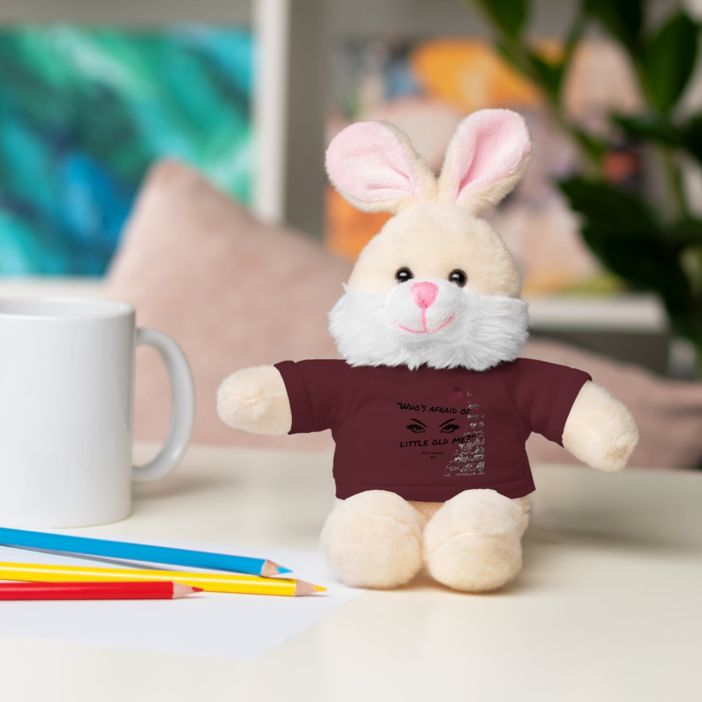 TTPD Inspired | Who’s Afraid / Little Old Me? | Plush Toy with T-Shirt (5 Colors, 6 Animals)