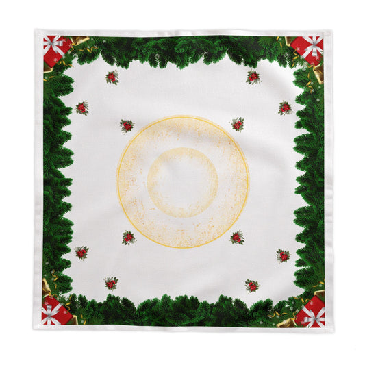 Christmas Trimmings Tablecloth | Celebration Table Decor