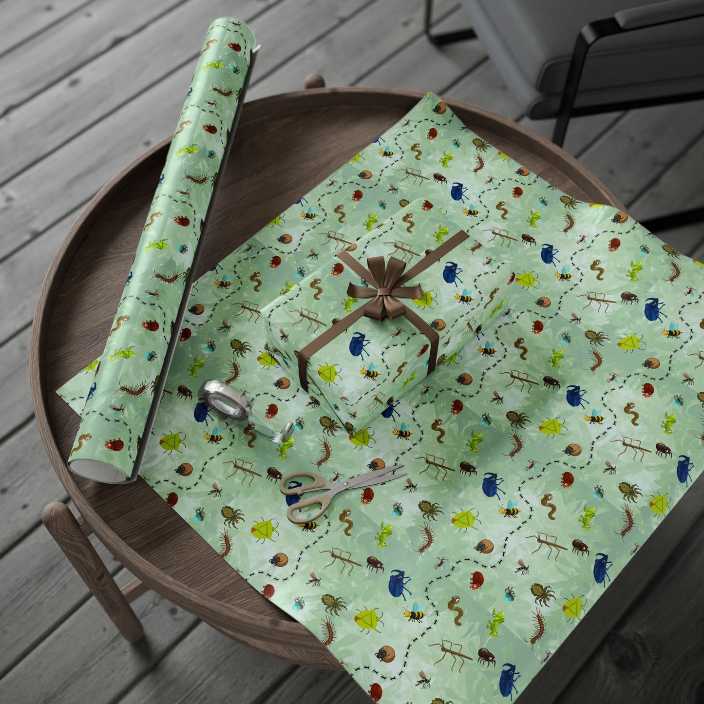 Life of Bugs Gift Wrap | Creepy Crawley Entomologist | Wrapping Paper
