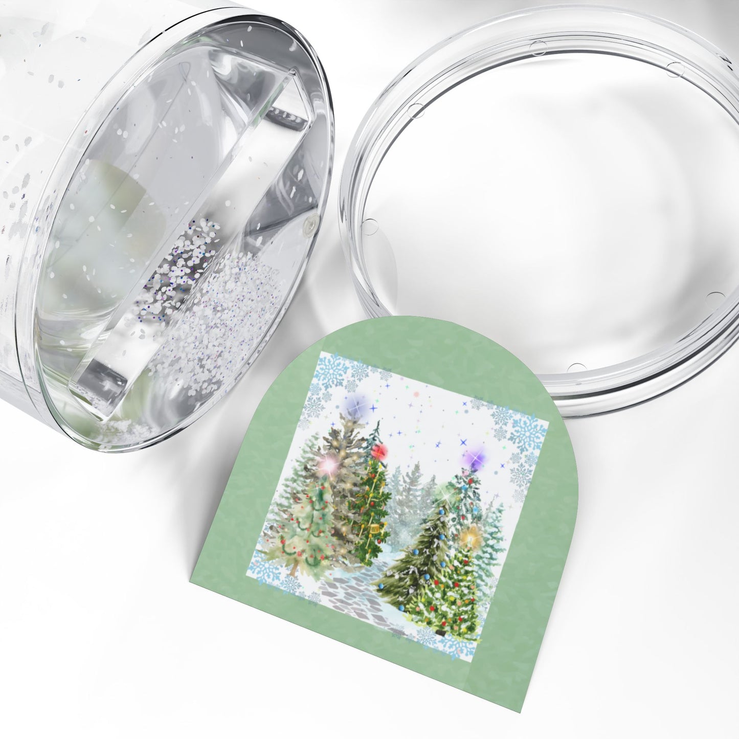 Snow Globe | Christmas Tree Forest | Holiday Decor