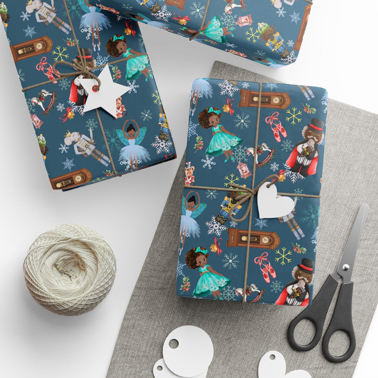 Hot Chocolate Nutcracker Wrapping Paper