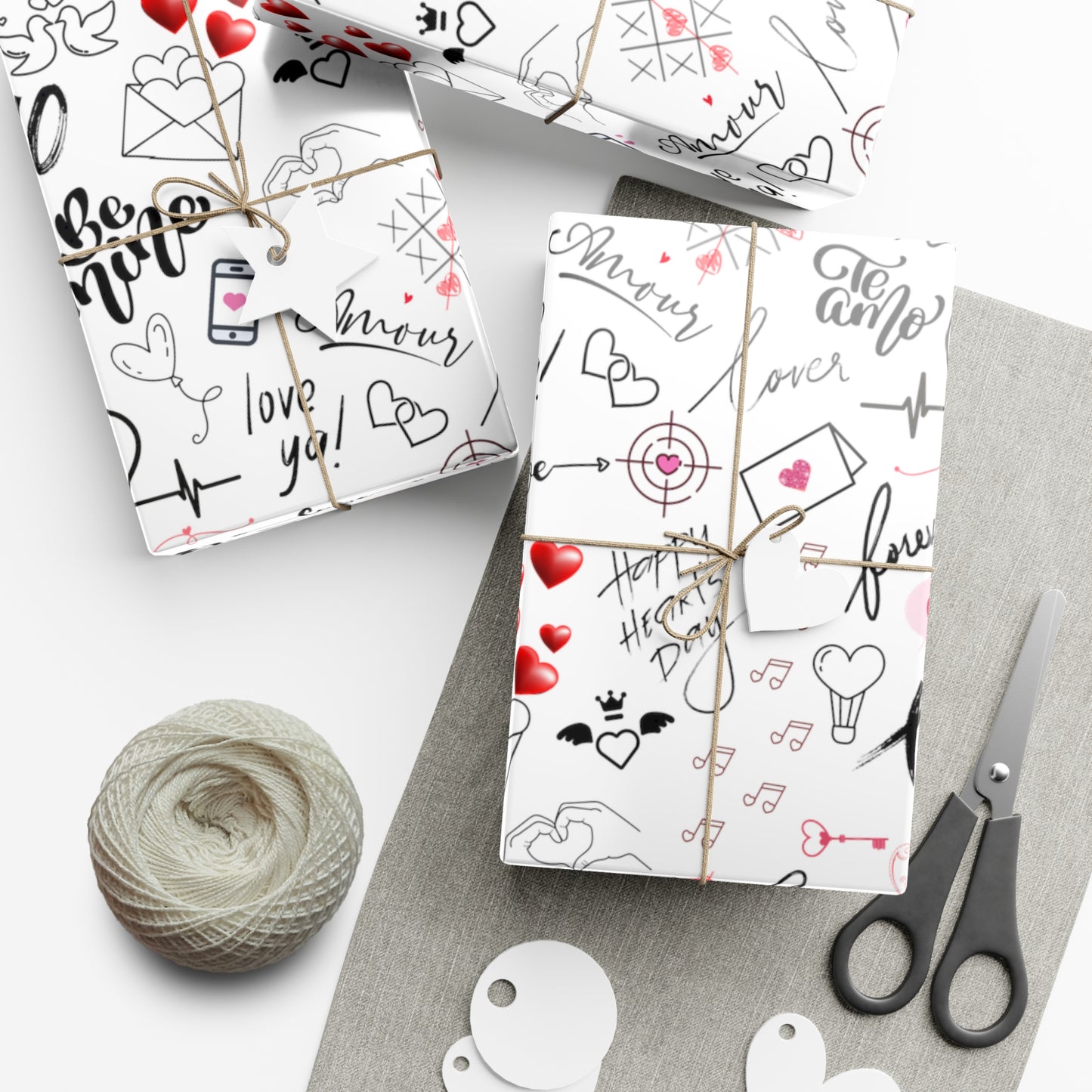 Love Language Gift Wrap Papers