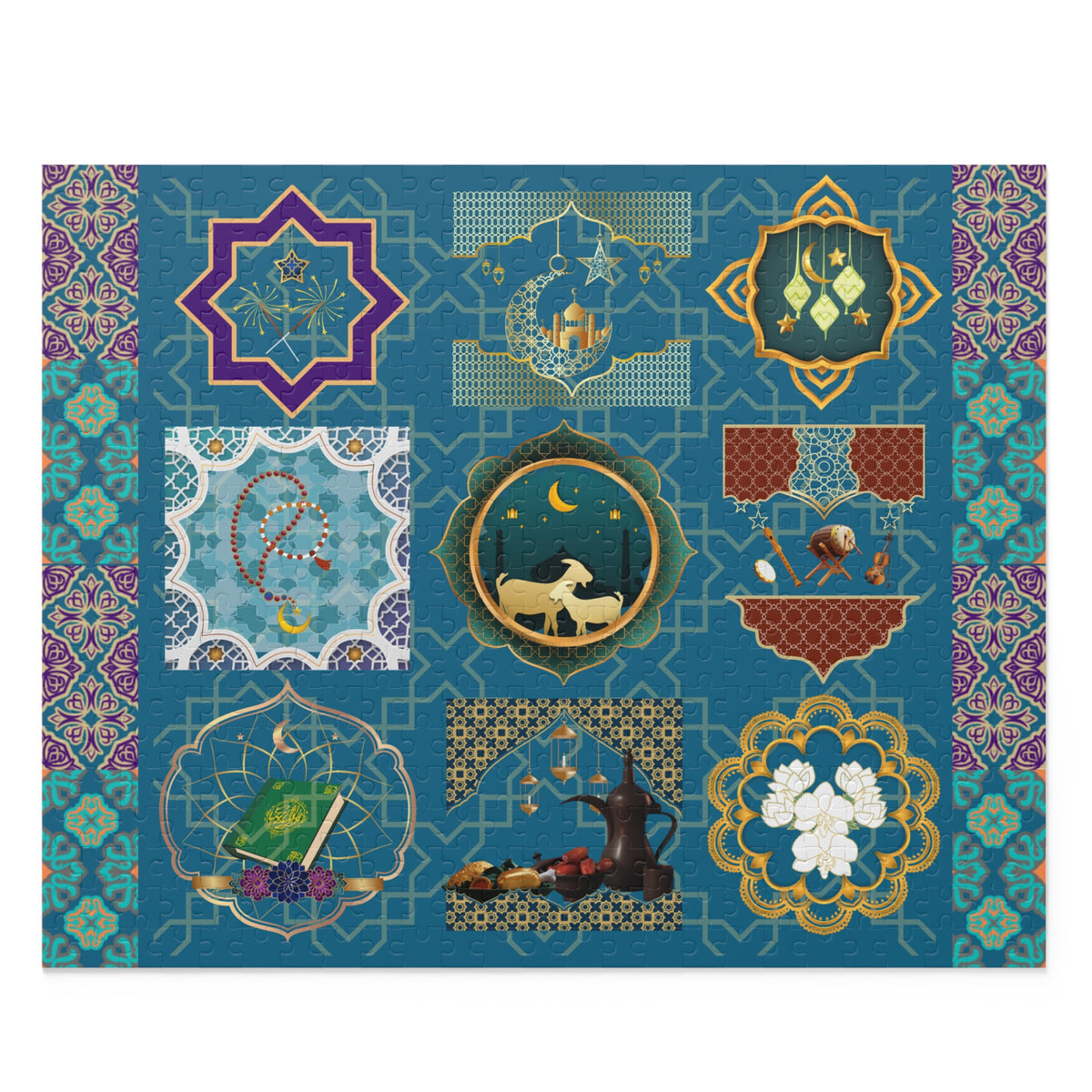 Mosaic Beauty Puzzle (120, 252, 500-Piece)