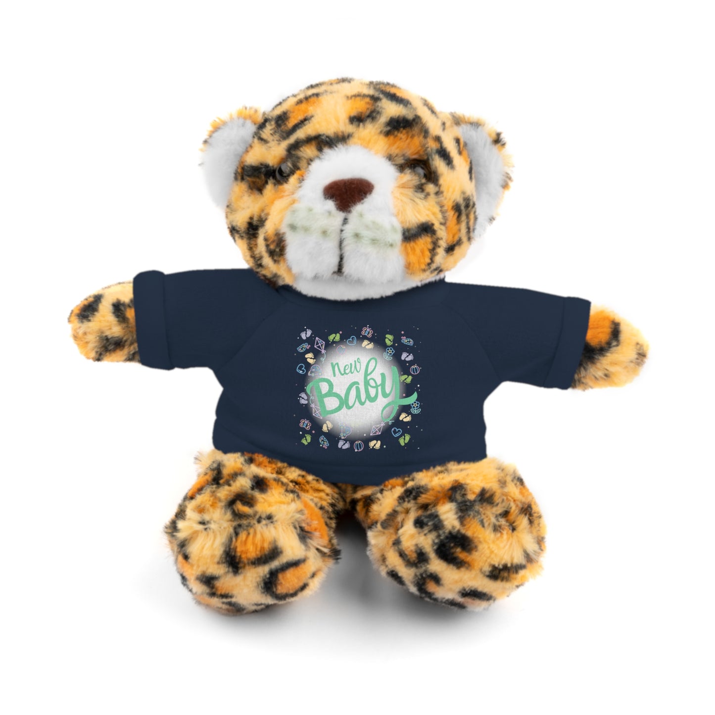 New Baby | Plush Toy with T-Shirt (10 Colors, 6 Animals)