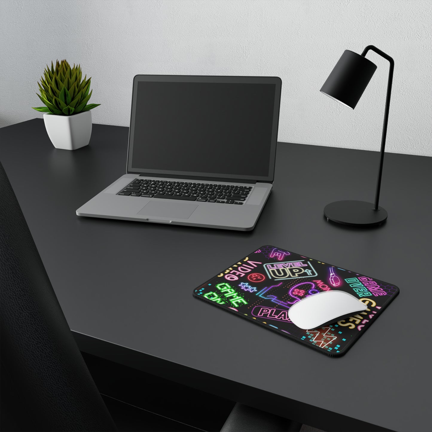 Gaming Cafe Mouse Pad | Neon Colors Gaming Pad