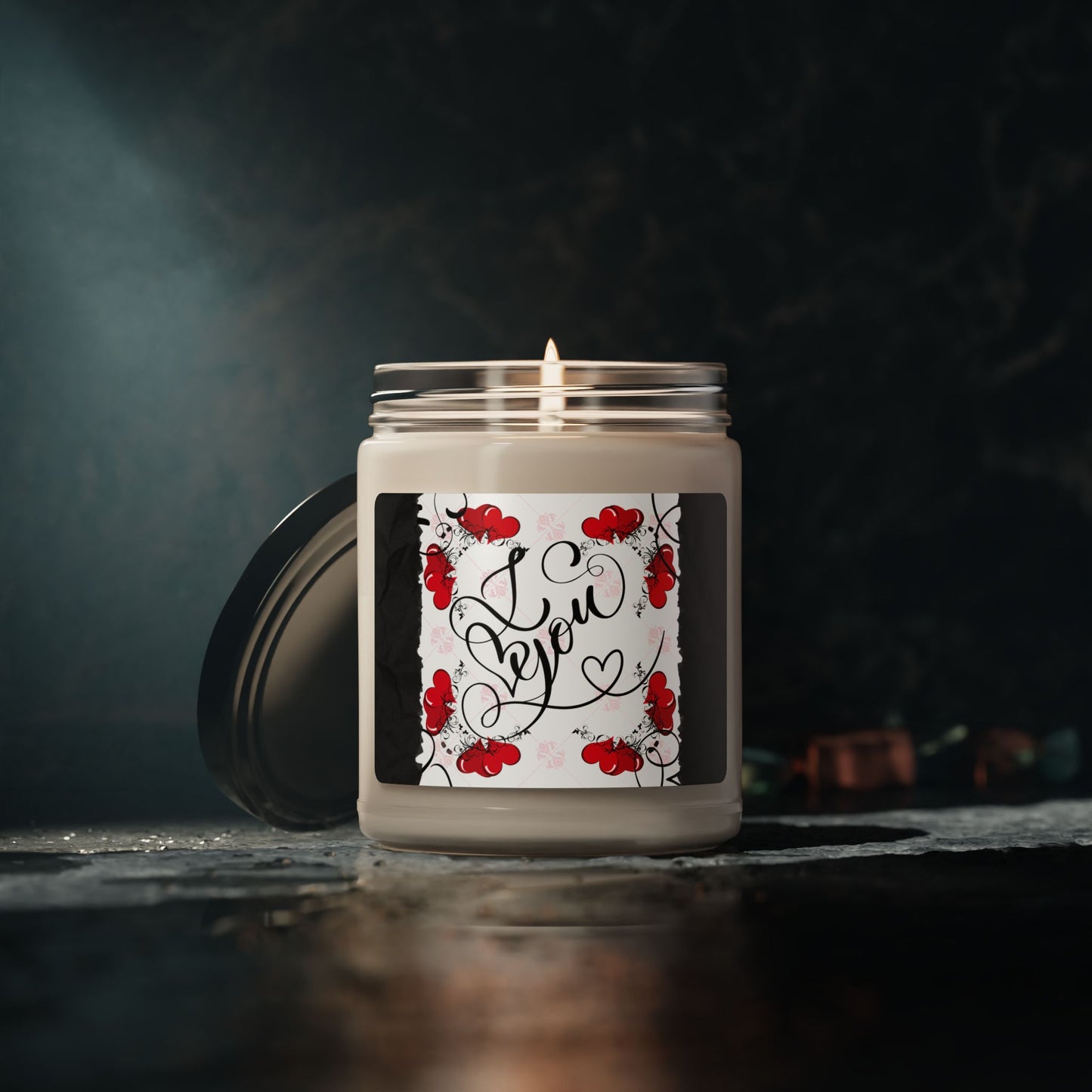 I Love You Scented Candle — Romantic Decor Soy Candle | 9oz, Great Couples Gift