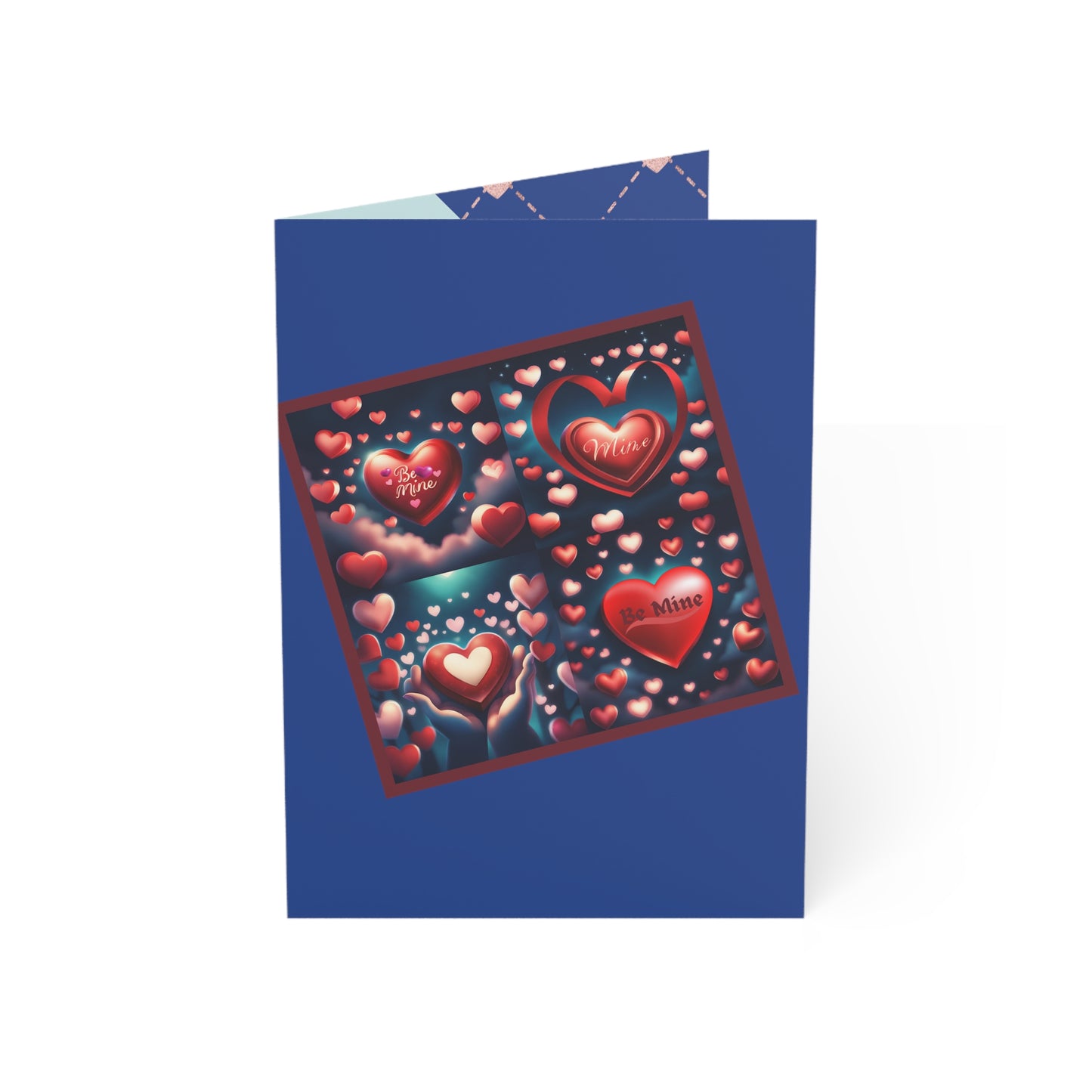 Sweethearts (Blue) Greeting Cards (1 pcs)