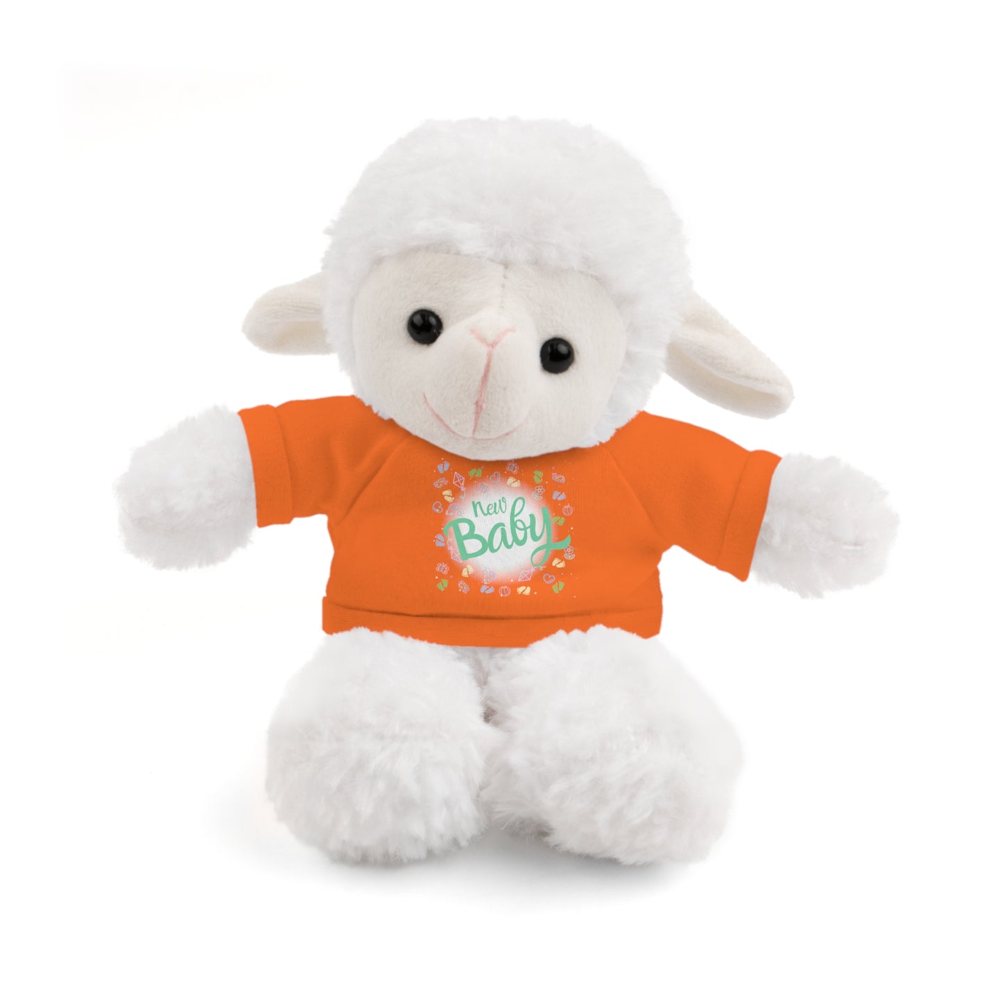 New Baby | Plush Toy with T-Shirt (10 Colors, 6 Animals)