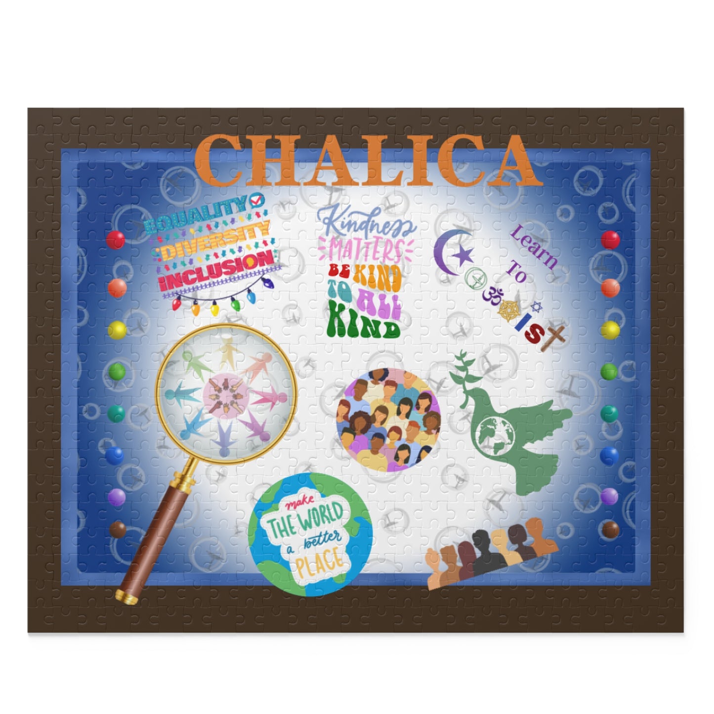 Puzzle Chalica Unitarian Universalist Inspired