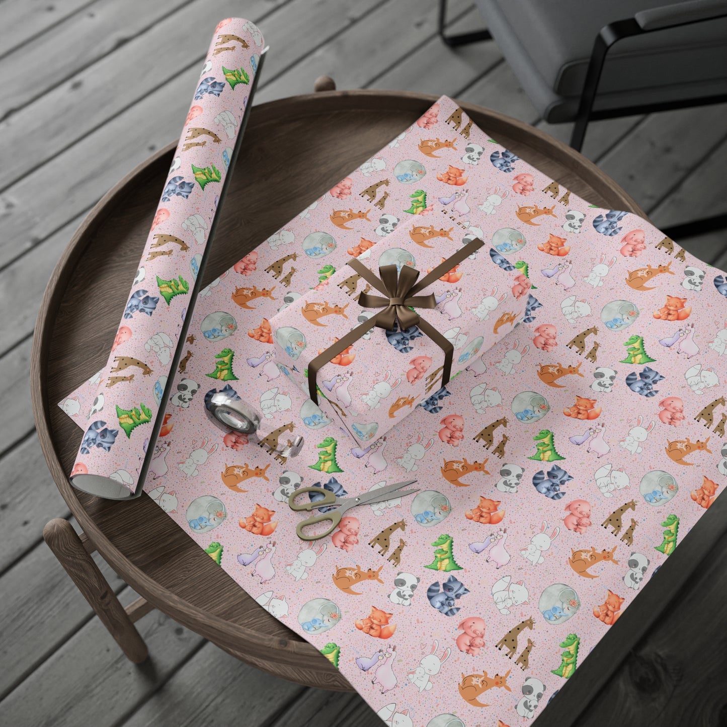 Little Hugs | (Pink) Gift Wrap Papers