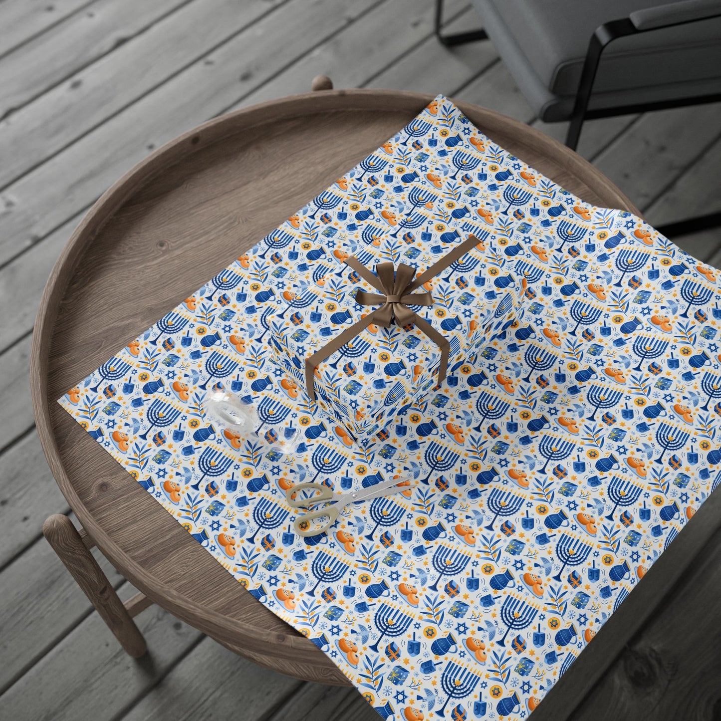 Celebrate Chanukah | Jewish Inspired | Wrapping Paper