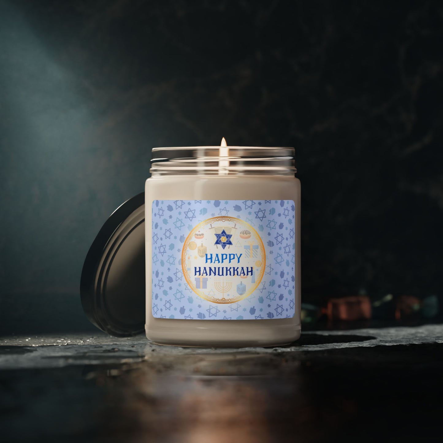 Happy Hanukah | Scented Soy Candle, 9oz (3 Scents)