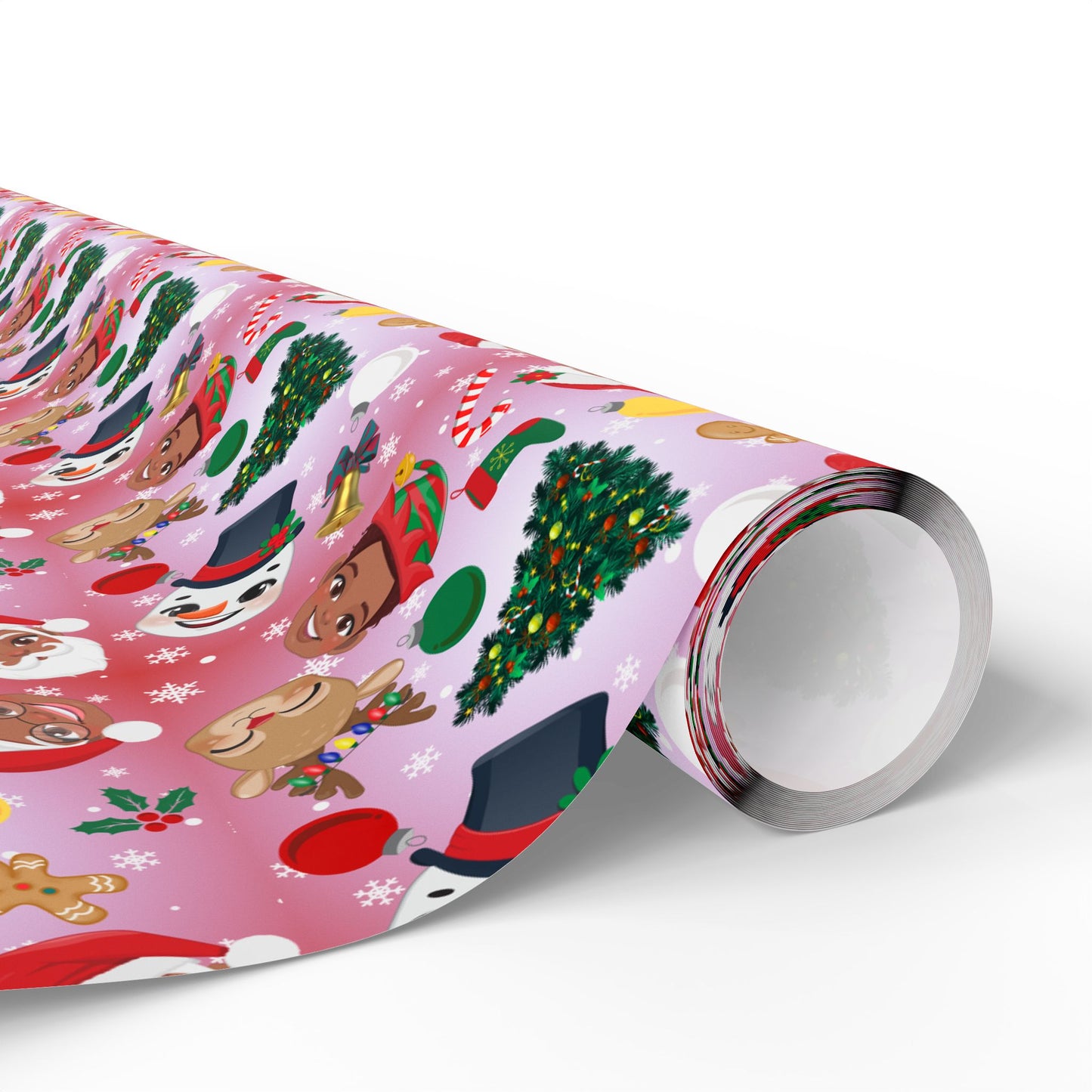 Santa Family | Holiday Community | Wrapping Paper