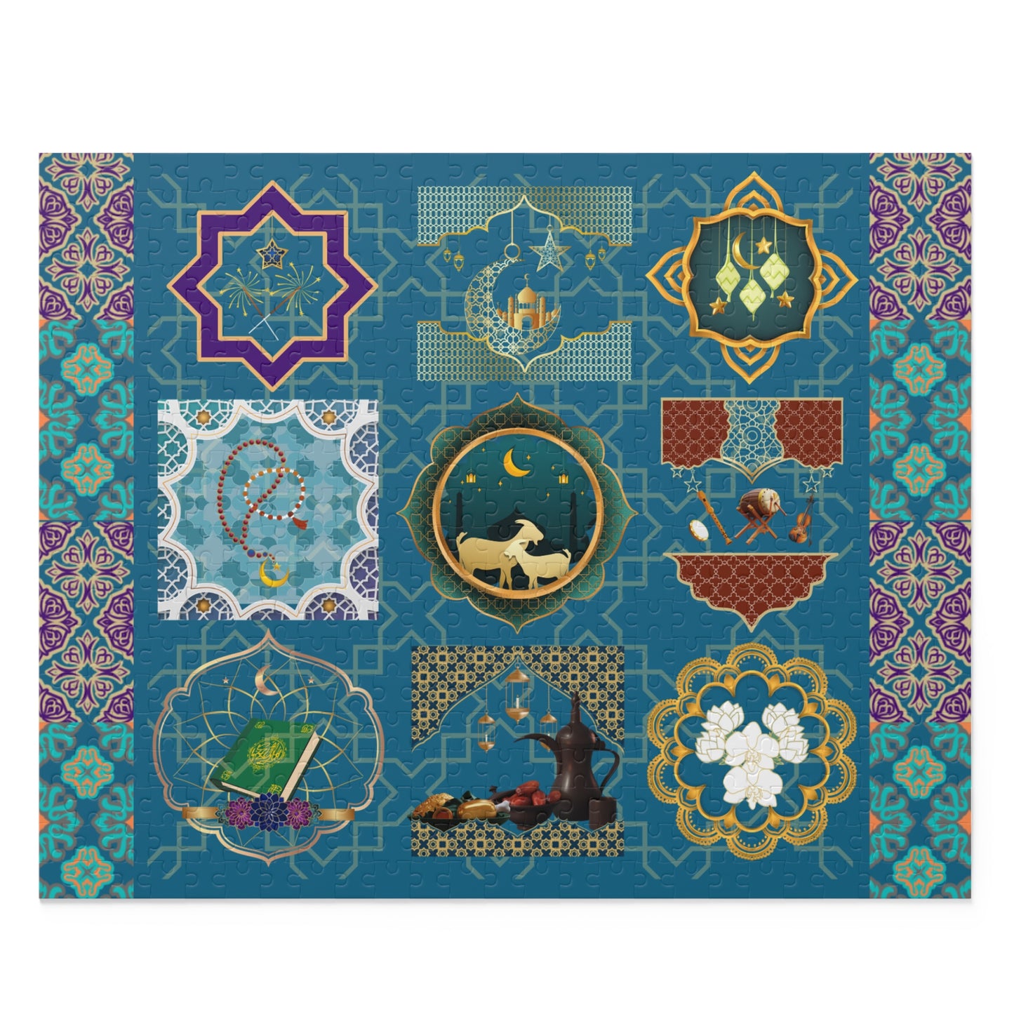 Mosaic Beauty | Muslim Inspired Puzzle (120, 252, 500-Piece)