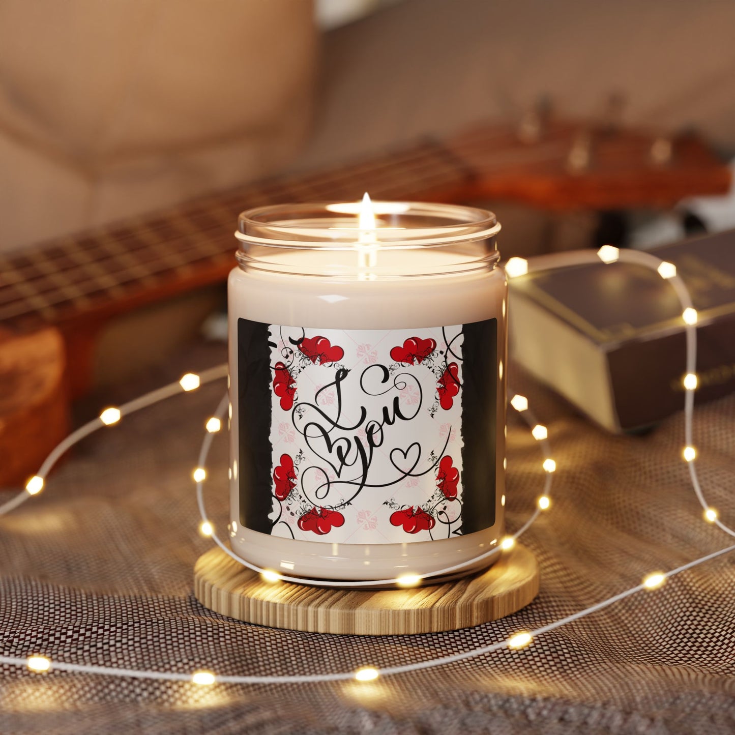 I Love You Scented Candle — Romantic Decor Soy Candle | 9oz, Great Couples Gift