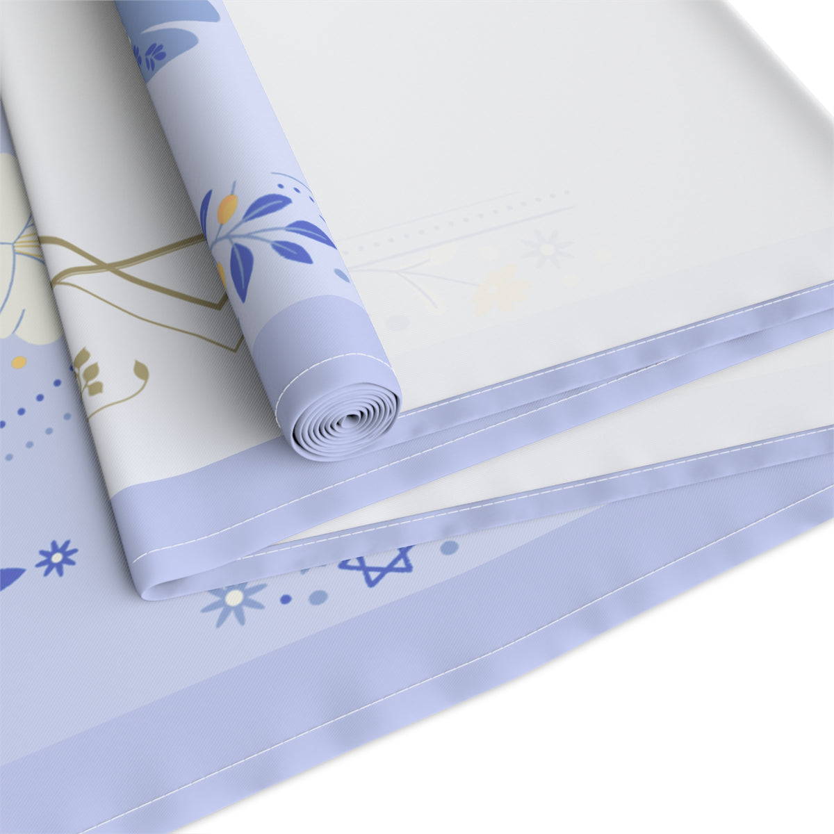 Peaceful Words | Hanukkah Table Runner (Cotton, Poly)