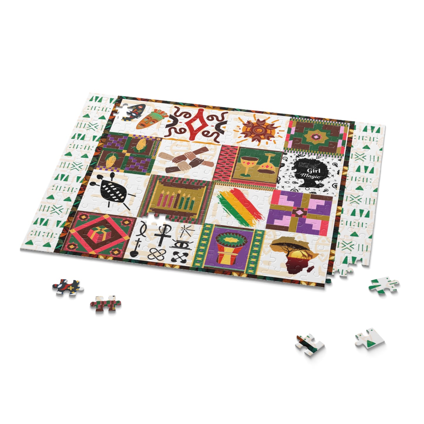 Village Tapestry Puzzle (120, 252, 500-Piece)