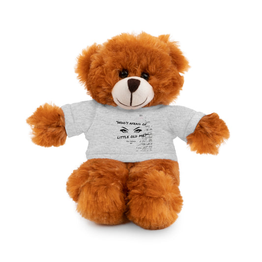 TTPD Inspired | Who’s Afraid / Little Old Me? | Plush Toy with T-Shirt (5 Colors, 6 Animals)