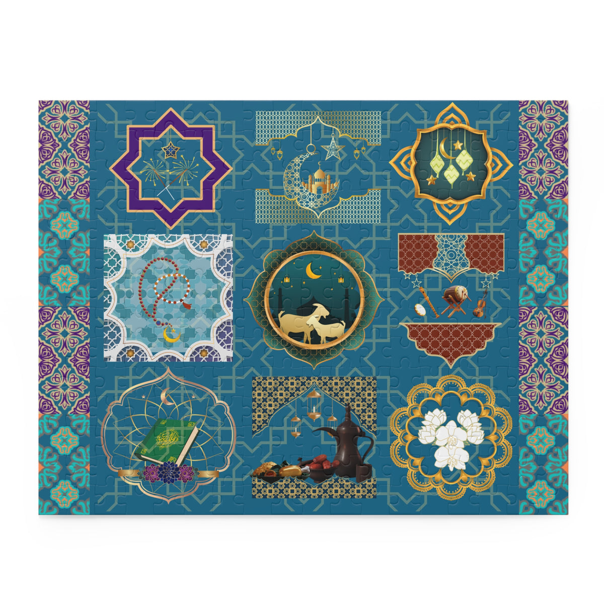 Mosaic Beauty Puzzle (120, 252, 500-Piece)