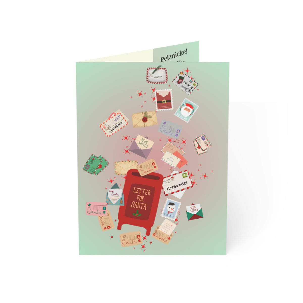 Letters to Santa | Santa, Don't Be Late | Blank Greeting Card