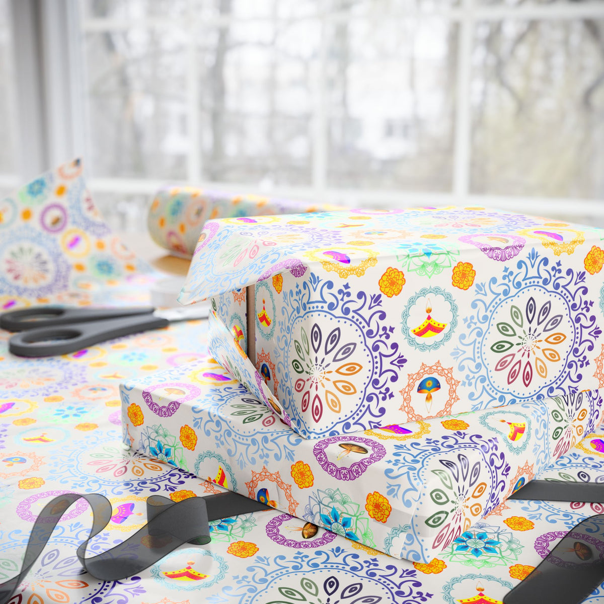 Mandela Gift Wrap | Hindu inspired | Wrapping paper