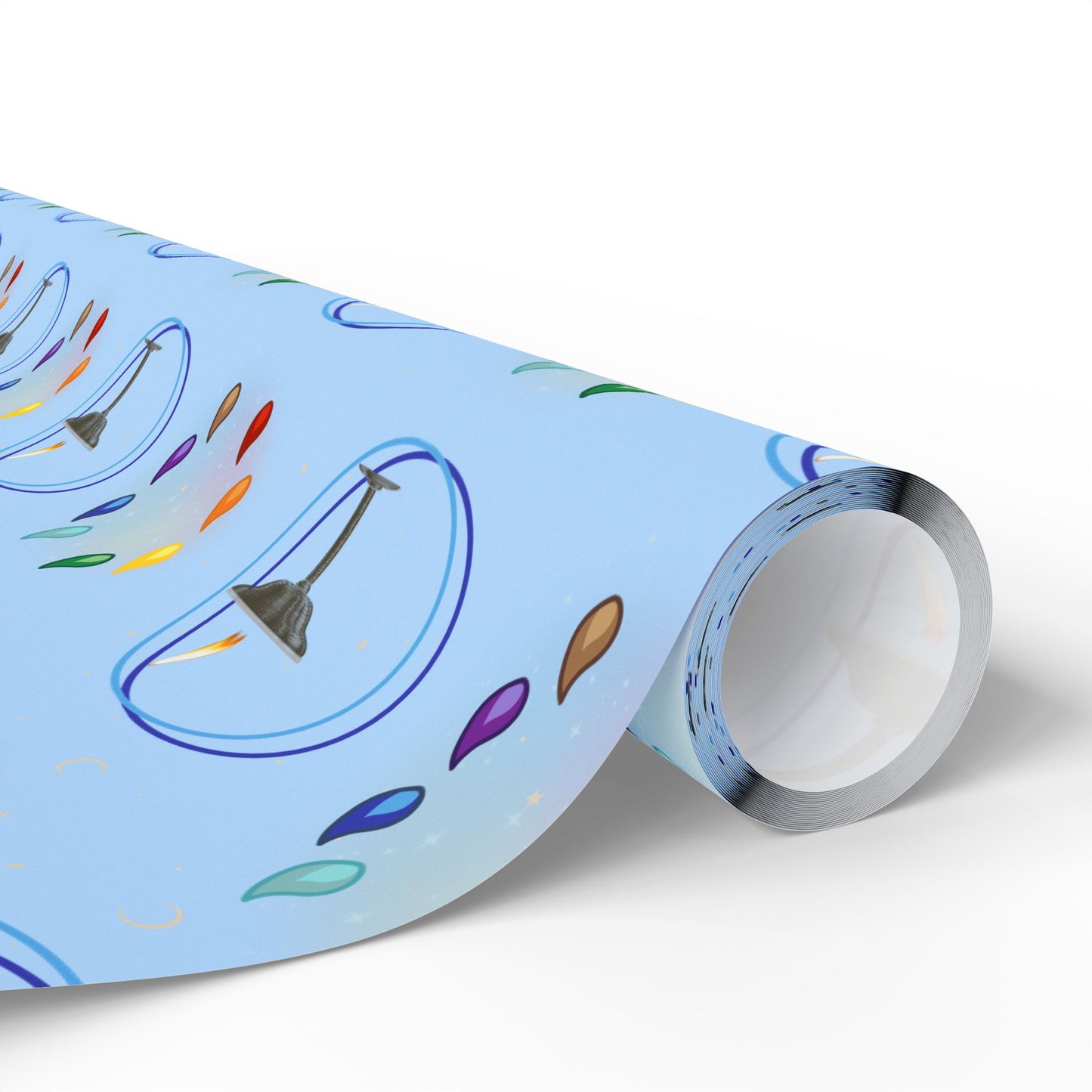 Flaming Chalice (Blue) | 8 ways | Gift Wrapping Papers